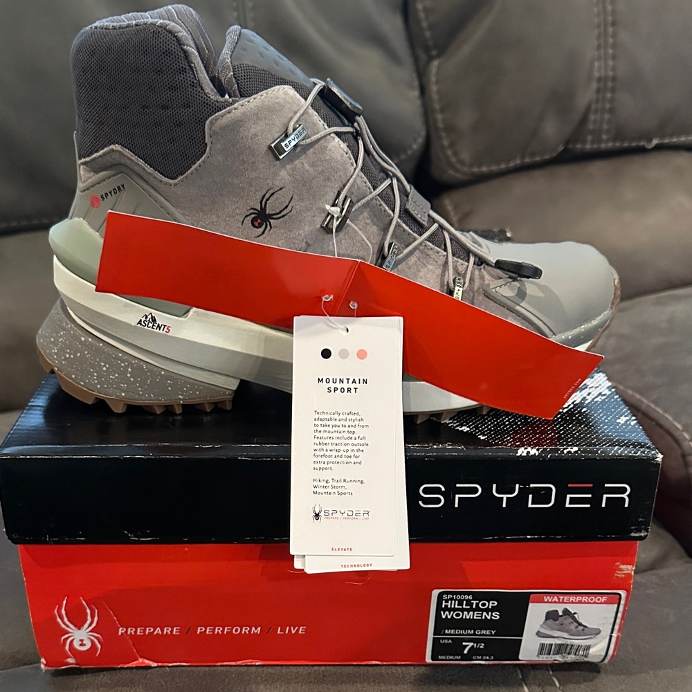 Spyder Women's Gray High-Top Boots
